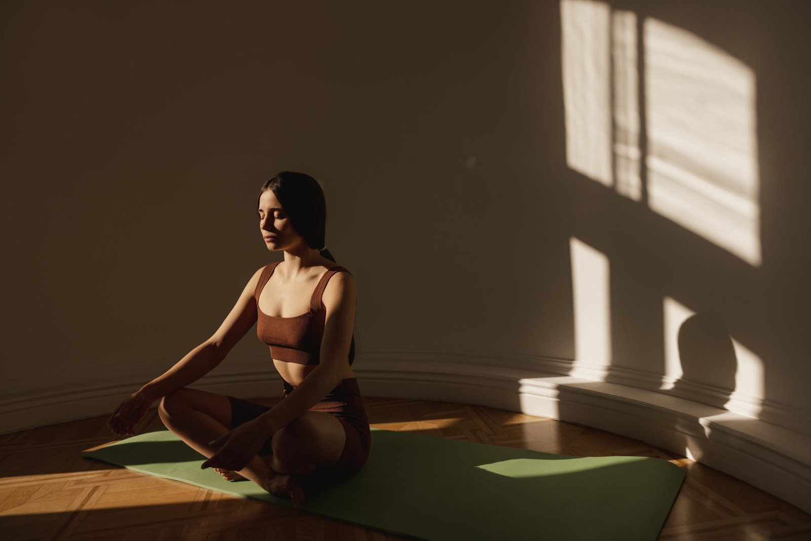 Private yoga session